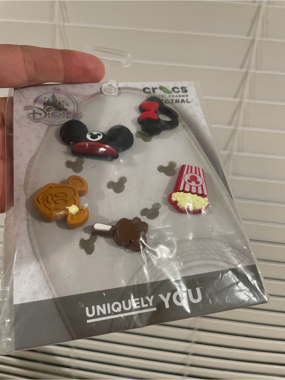 Disney Mickey Snack and park Themed Crocs Jibbitz Charms